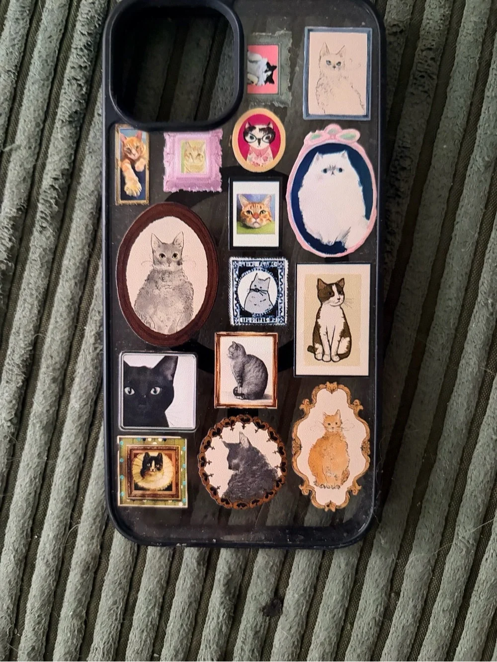 Cute Cat Frame IPhone 13 Case  - Assorted Colors